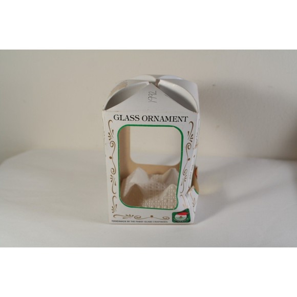 Silk Print Disney Bulb Ornament Vintage Mickey and Minnie Glass Kurt Adler - Picture 9 of 11